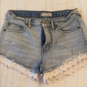 Free People Lace Shorts